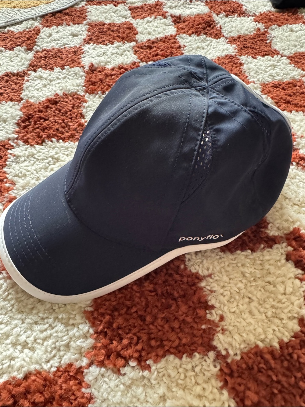 Ponyflo Navy Women's Performance Cap
